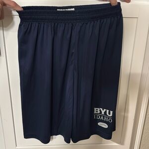 Navy BYU Idaho Gym Shorts